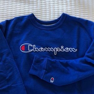 Blue Champion Crewneck Unisex
